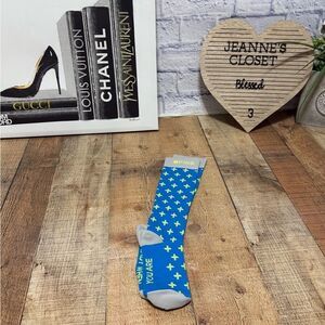 FIGS Compression Socks cross Blue Size Small.  
New without tags unused